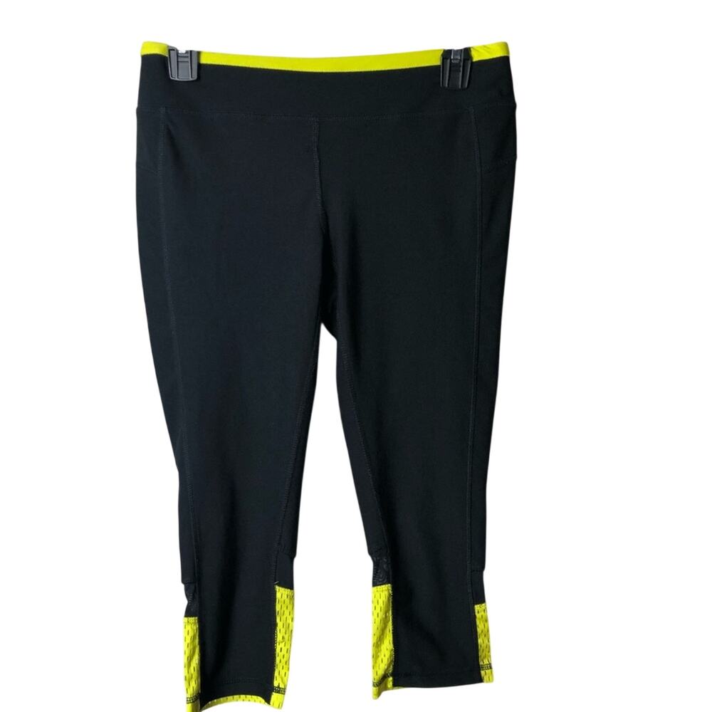 Impact By Jillian Michaels Women's Athletic Sporty Colorblock Cropped Leggings